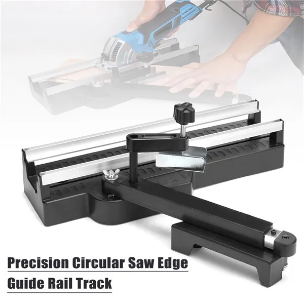 

Precisiones 415mm Circular Saw Edge Guide Rail Track Woodworking Cutting Tool Flat Edge Trimming Guide Rail
