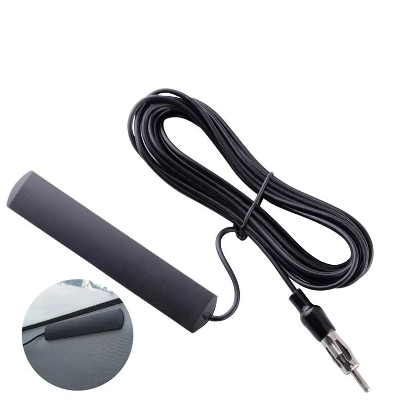 

Car FM Radio Antenna Patch Aerial Windscreen Mount 5M Cable ANT-309 Stability Signal Cable