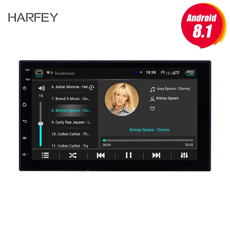 Универсальная Автомагнитола Harfey 2DIN для NISSAN TOYOTA KIA VW Hyundai Suzuki Honda Android 8 1 Wi-Fi