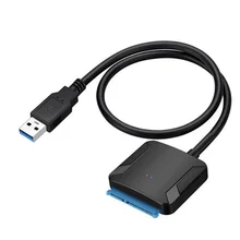 USB 3.0 to SATA Adapter Converter Cable for 2.5' '3.5'' HDD hard disk drive Laptop Hard Drive SSD BLU-RAY DVD/CD-ROM/DVD-ROM 1 set usb 2 0 to mini sataii 7 6 pin adapter cable for laptop cd dvd rom optical drive high speed