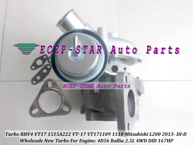 Турбокомпрессор RHV4 VT17 1515A222 VT 17 VT171109 VT171110 для Mitsubishi L200 2013 DI D 4D56 Rallia 2.5L 4WD DID