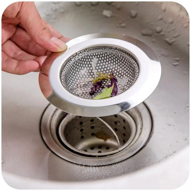 

7.5CM Round Stainless Steel Kitchen Sink mesh Strainer bathroom separated slag sewer floor drain cover filter for kitchen