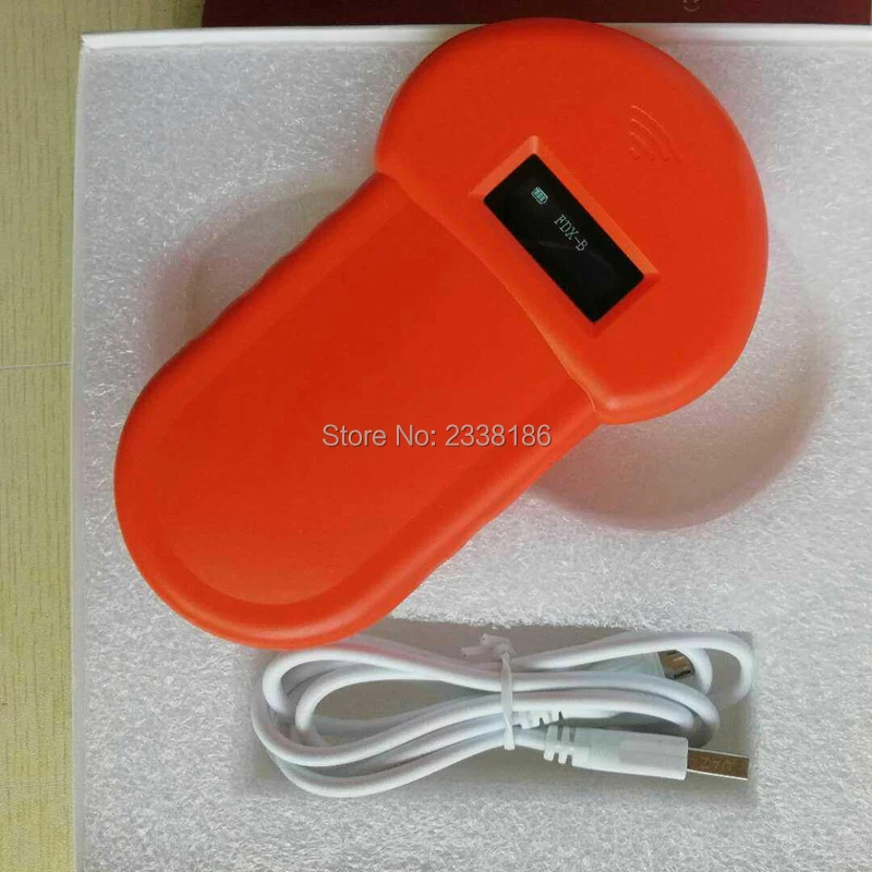 MINI ISO11785/84 FDX B Pet Microchip Scanner RFID Reader dog chip