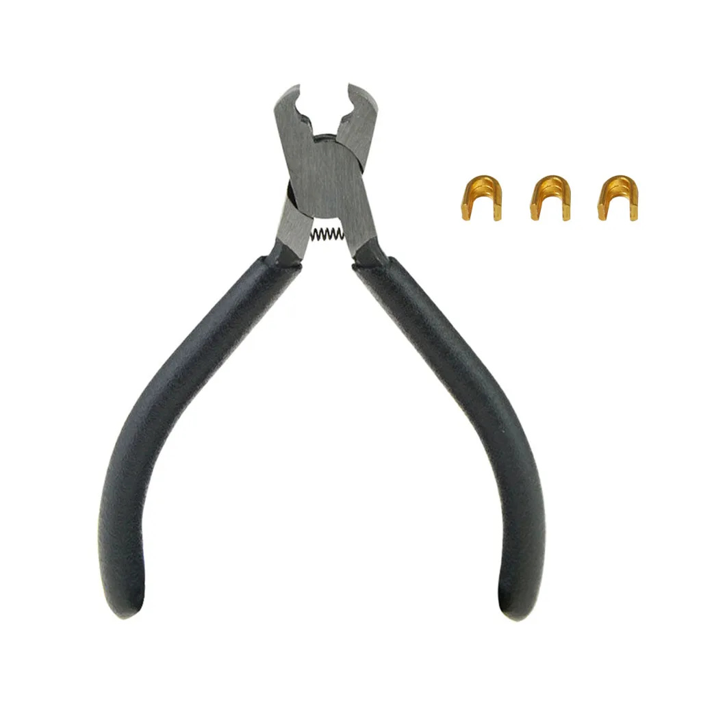 

Bowstring Nocks Set Buckle Clips Nocking Points with Buckle Pliers for Outdoor Target Hunting