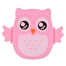 

Cute Cartoon Owl Lunch Boxes Korean Food Fruit Thermal Storage Container Kids School Lunchbox Dinnerware Box