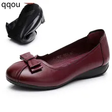 Женская обувь на плоской подошве; коллекция года; сезон весна-осень; модная однотонная женская обувь с бантом; удобные нескользящие Мокасины