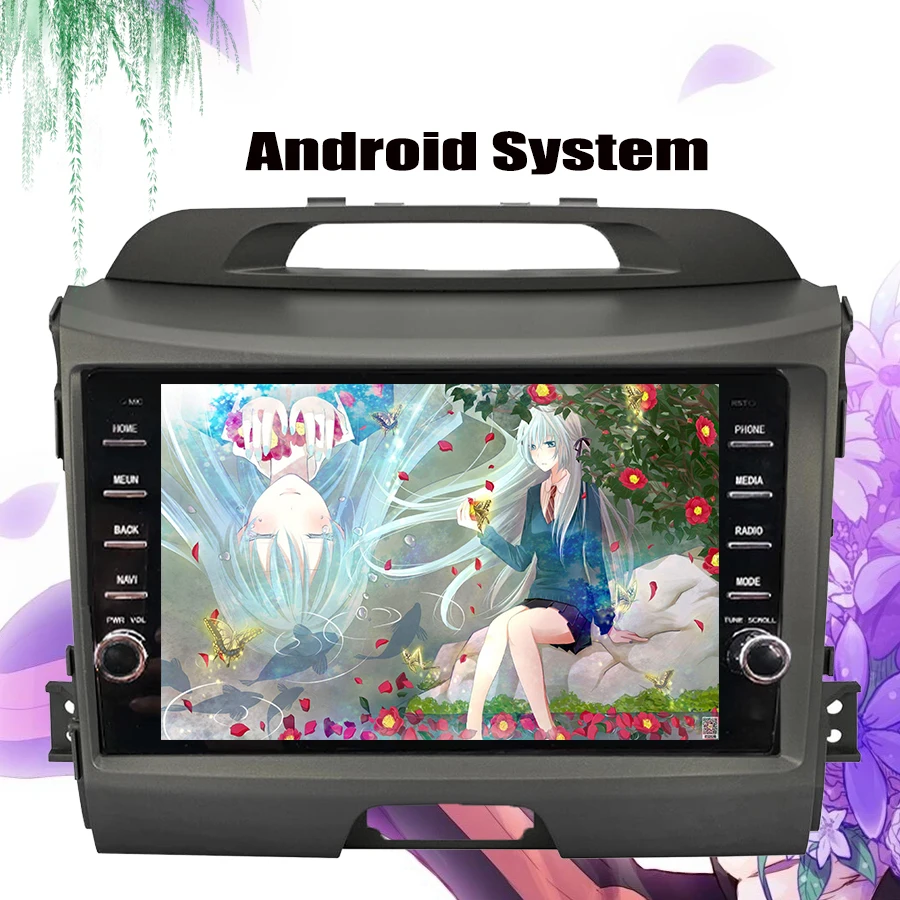 Excellent 2din 2.5D HD Android 9.0 Car DVD Multimedia player For KIA Sportage 3 4 2010 2011 2012-2014 2015 Car radio GPS navigation System 3