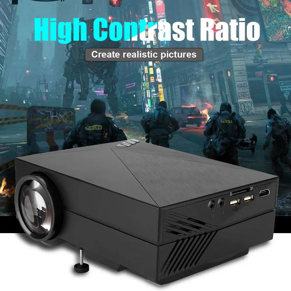 

Diffuse Reflection Eyes Protection Home LED Projector 1080P Full HD Projector Stereo Surround Sound