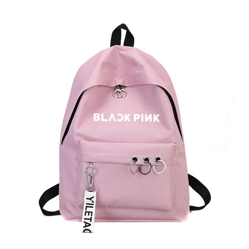 Продажа Новейший черный розовый Exo Ullzang рюкзак сумка Got7 Twice Monsta X Wanna One рассеянный детский школьный рюкзак Txt рюкзаки подарки Sac A Dos Femme