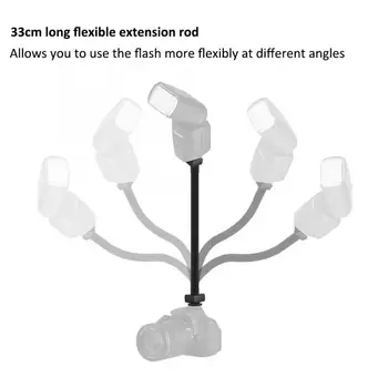 

fotografia acessorio Hot Shoe Extension Shelf Rod Flash Light Speedlite Bracket for Canon for Nikon DSLR Cameras foto studio