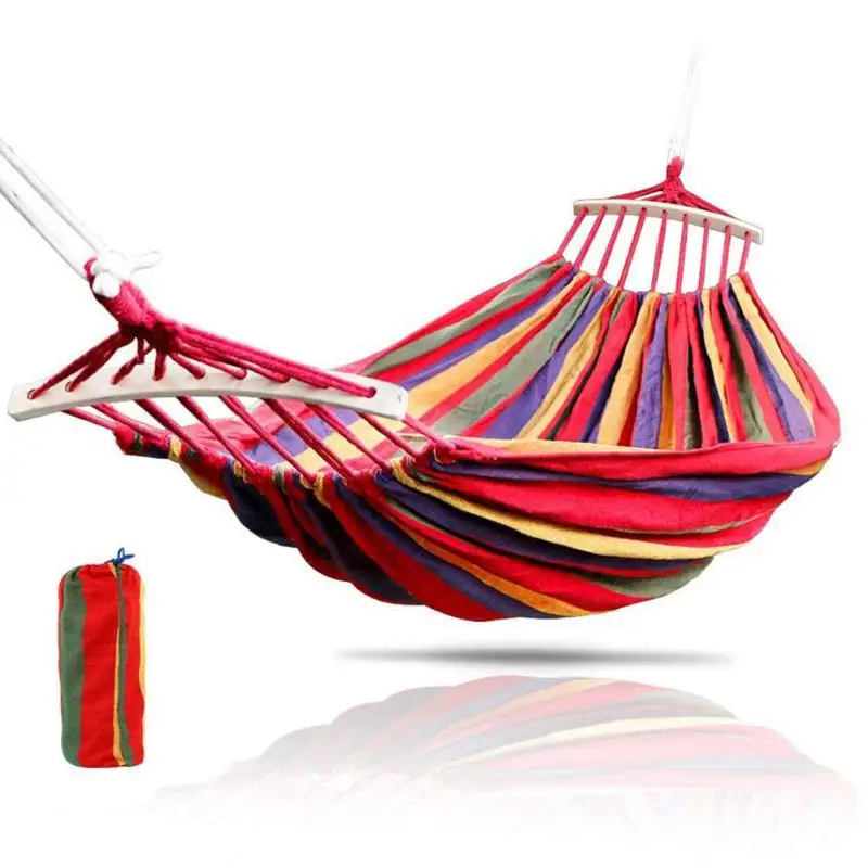 

Hammock Chair Hanging Rope Chair Swing Chair Seat with 2 Pillows for Garden Indoor Outdoor fashionable hammock swings Dropship