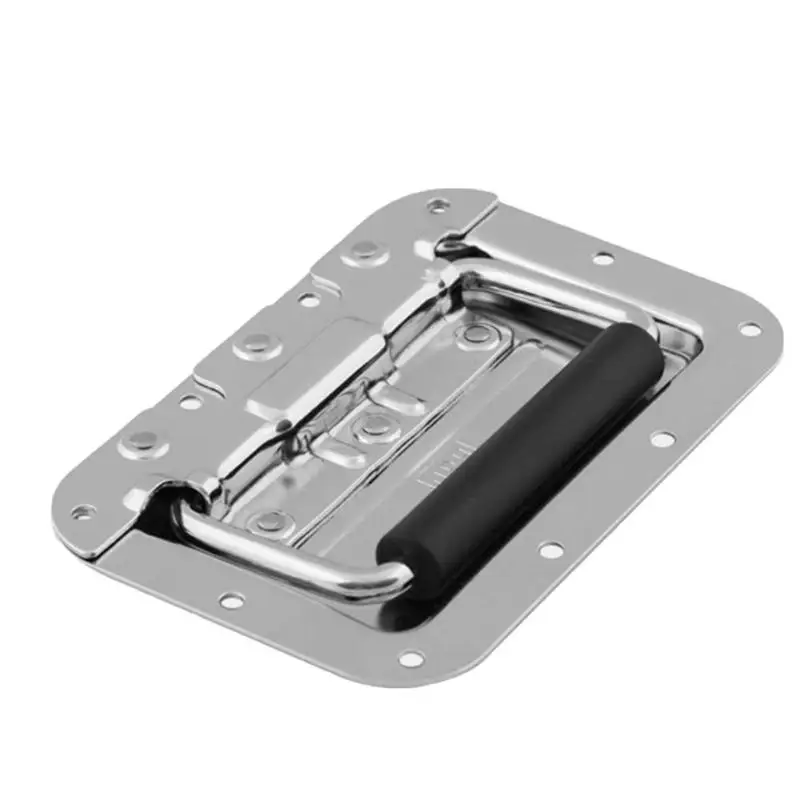 

Cabinet Pull Thick Stainless Steel Pull Ring Handle Loaded Trunk Drawer Toolbox Cabinet Chest Lifting Puller Handle