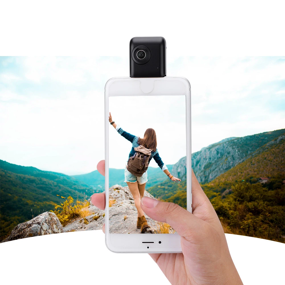 

For Insta360 Nano S 4K 360 Degree Panoramic VR Video 4K 20MP Video Camera Camcorder for iPhone 6/6 Plus/6s/6s Plus/7 8