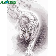 AZQSD картина маслом по номерам Тигр Ручная роспись холст Современная Настенная картина для гостиной домашний декор искусство животное