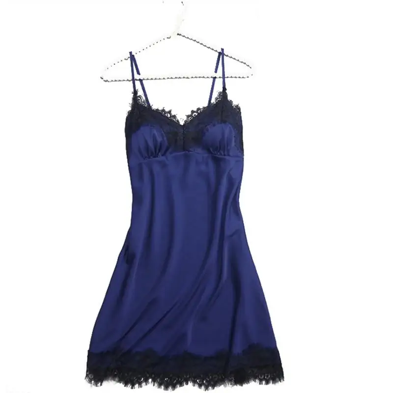 

Sexy Lingerie Sexy Lace Side Strap Nightdress Women Sexy Lace Nightgown Cotton Nightdress Stretch Mini Dress Sleepwear Plus Size