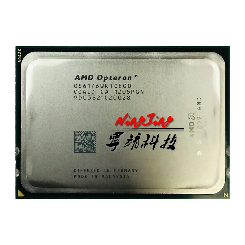 Процессор AMD Opteron 6176 Op 2 3 ГГц 12 ядер потоков 115 Вт OS6176WKTCEGO разъем G34 |