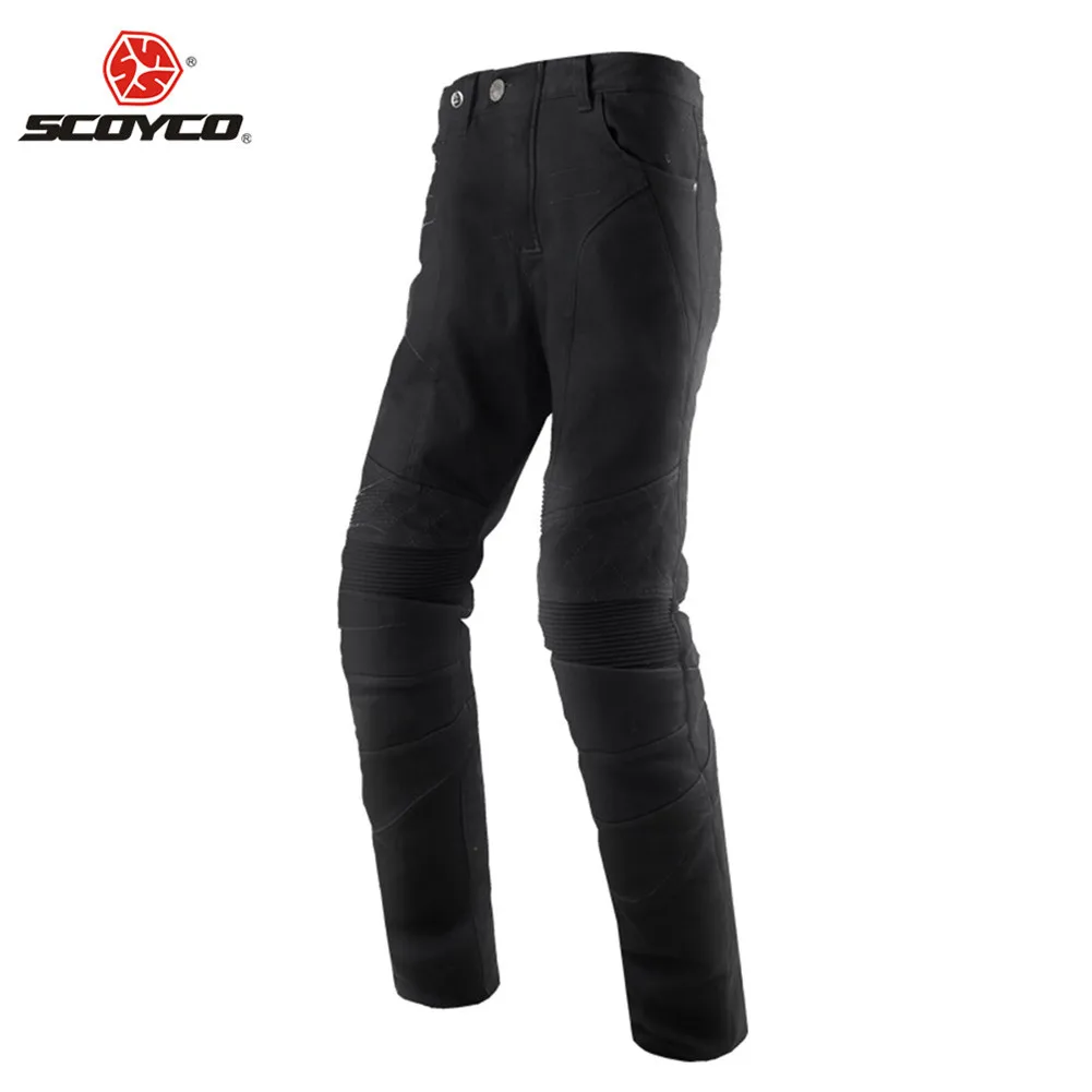 

SCOYCO Kevlar-fiber Motorcycle Pants Riding Reflective Jeans Biker Protection Trousers Clothing Man Protector Clothes Men Racing