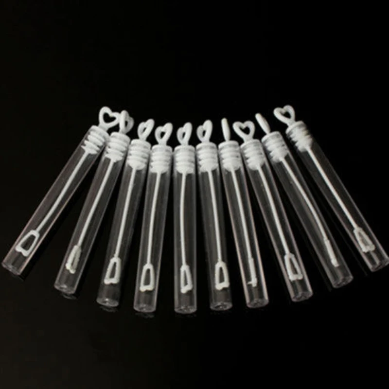 

25/50/100 pcs Wedding Bubble Bottles Love Heart Design Soap Water Fashion Gift