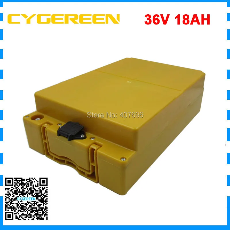 

Free customs fee 36V 18AH electric bike battery 1000W 36V lithium ion battery with 2000mah 18650 cell 30A BMS 2A Charger