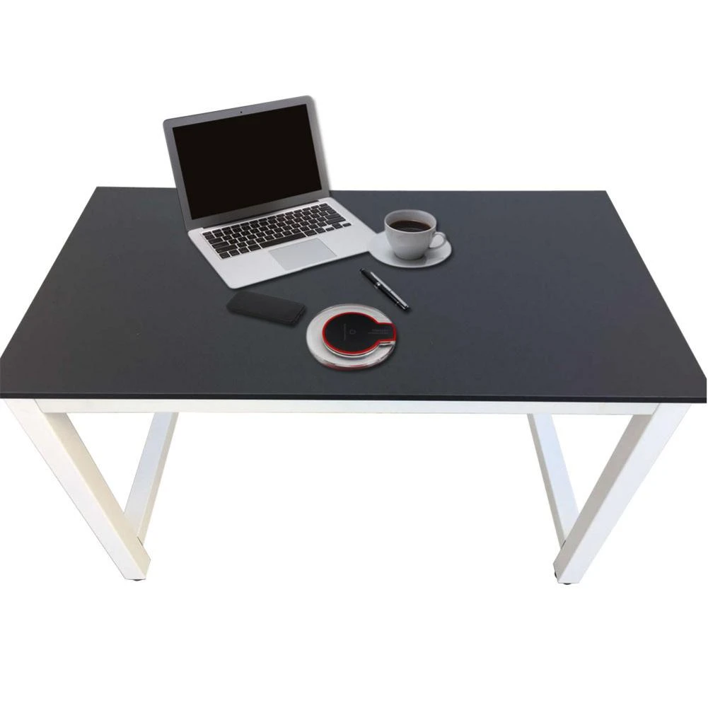 Mesa de para ordenador portátil de 110 Cm, escritorio de ordenador portátil, escritorio para ordenador de madera de alta resistencia, color negro|Escritorios para ordenador| - AliExpress