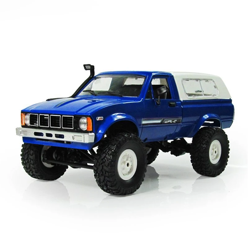 WPL C-24 1/16 Scale RC Car Rock Crawler 4WD Off-road Military Truck Toy Radio Rc Truck Remote Control Car  Buggy For Children