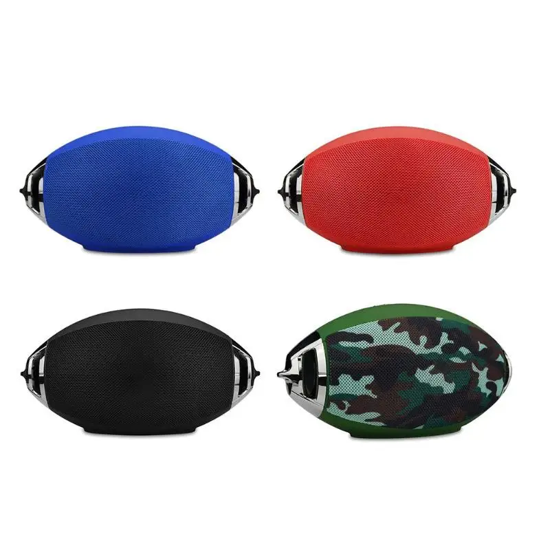 سماعة لاسلكية تعمل بالبلوتوث رئيس الرجبي الموسيقى صندوق الصوت TF/USB/FM مضخم w/Mic 220*110*12 مللي متر /8.66*4.33*0.47'