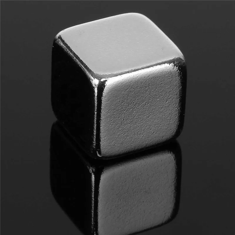 

5pcs N50 Super Strong Square Rare Earth Magnet Cube Block Neodymium Fridge Nickel