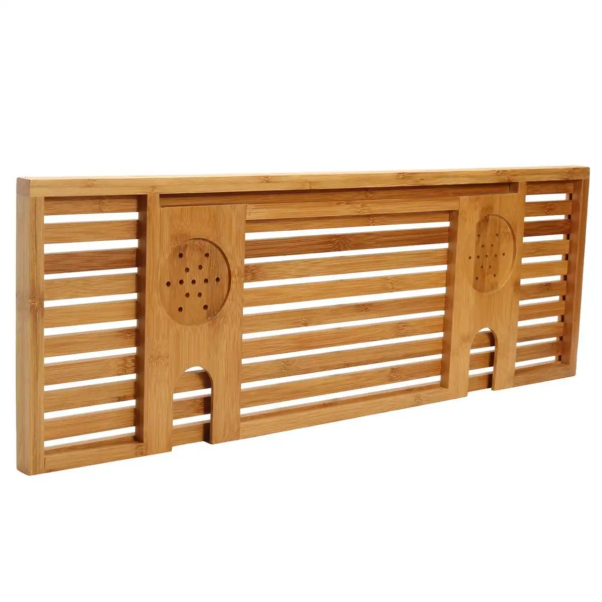 1Pc Wooden Handmade Bath Tray Bathroom Shelves Apply For Pad/Book/Tablet Home Bathrooms Accessories Bathtub Rack Stand Holder