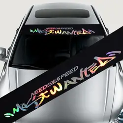 Reflective Decoration Decals Colorful Car Stickers Front Windshield Decal Sticker Car sticker Windshield Car Styling