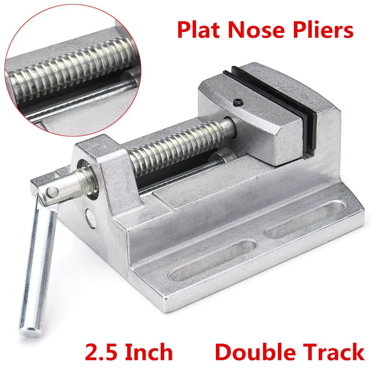 2,5 дюймов плоскогубцы из алюминиевого сплава тиски приспособление для скамейки дрель Рабочий стол