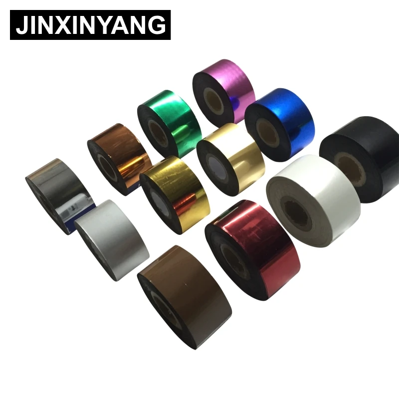 JINXINYANG Горячее тиснение фольгой бумага Золотая фольга теплопередача