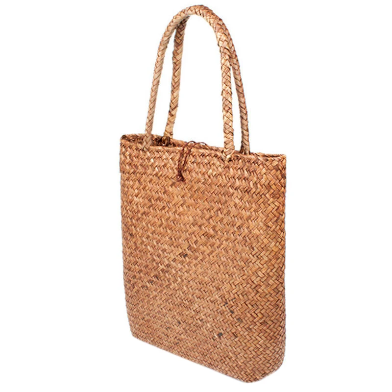 

Women Fashion Designer Lace Handbags Tote Bags Handbag Wicker Rattan Bag Shoulder Bag Shopping Straw Bag
