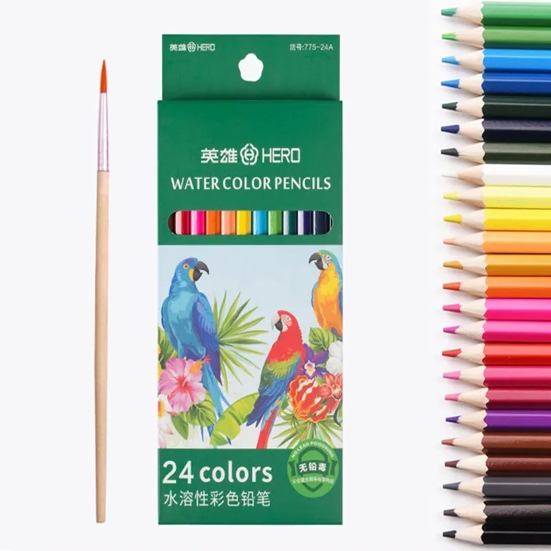

1 Set Colored Pencils Lapis De Cor Artist Painting Watercolor Pencils Lapis Color Professional Kawaii Colorful Crayons 05861