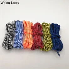 30 пар/лот) Weiou ретро круглые мужские шнурки рабочие военные ботинки альпинистские ботинки кружева полиэстер кроссовки шнурки оптовые продажи