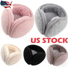 Зимние тёплые наушники, мягкие пушистые, плюшевые наушники-вкладыши, флисовые теплые наушники для мужчин и женщин