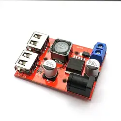 LM2596 LM2596S Dual USB DC-DC 9V 12V 24 В 36 В до 5 В 3A шаг понижающий преобразователь автомобиля Зарядное устройство солнечный Питание Modu