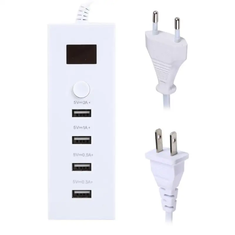 USB зарядное устройство 5A 4 порта адаптер питания для телефона планшета iPhone