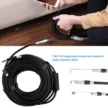 Камера эндоскопа 3 в 1 USB Micro usb type-C 720 P HD Android PC эндоскоп Водонепроницаемый Бороскоп Инспекционная камера хорошая