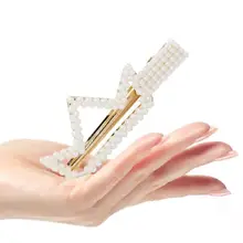 1 шт. Роскошная Корейская жемчужная заколка для женщин Элегантная заколки-пряжки для волос заколка для волос Свадебные аксессуары для волос подарок