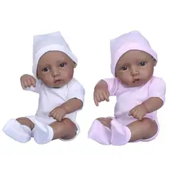 Reborn Baby реалистичные силиконовые куклы Reborn 27 см, Новое поступление реалистичные детские игрушки для детей подарок на день рождения