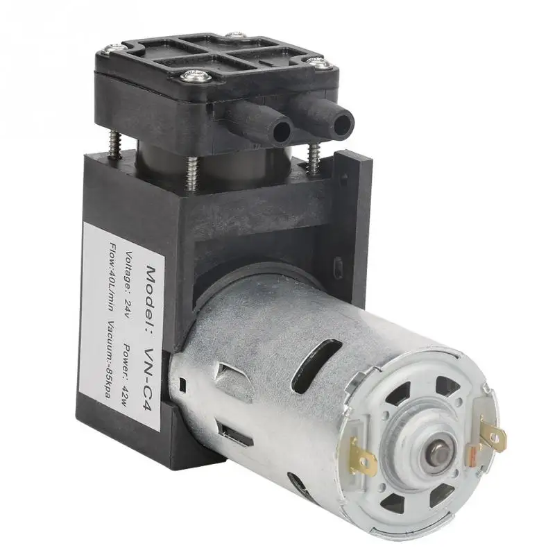 DC24V Oilless вакуумный насос для газового воздуха 85 кПа поток 40л/мин низкий уровень