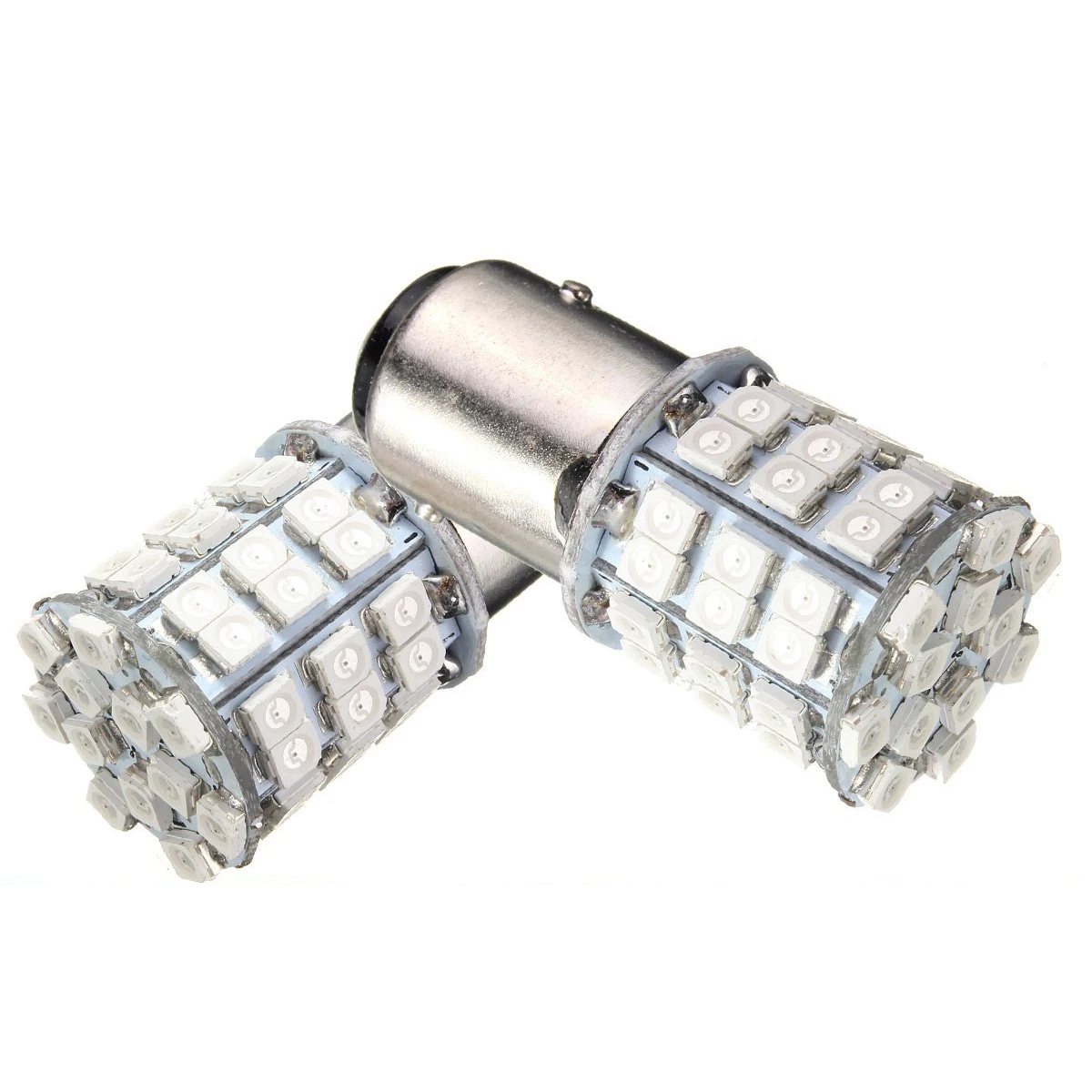 

2 x 1157 BAY 15 D 3 W 54 LED 3528 SMD Auto parking light Brake light Flashing device Rear light DC 12 V Amber yellow