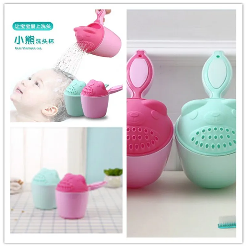 PUDCOCO Baby Shampoo Rinse Kids Wash Bath Cup Bathing Water Shower Pouring Toys
