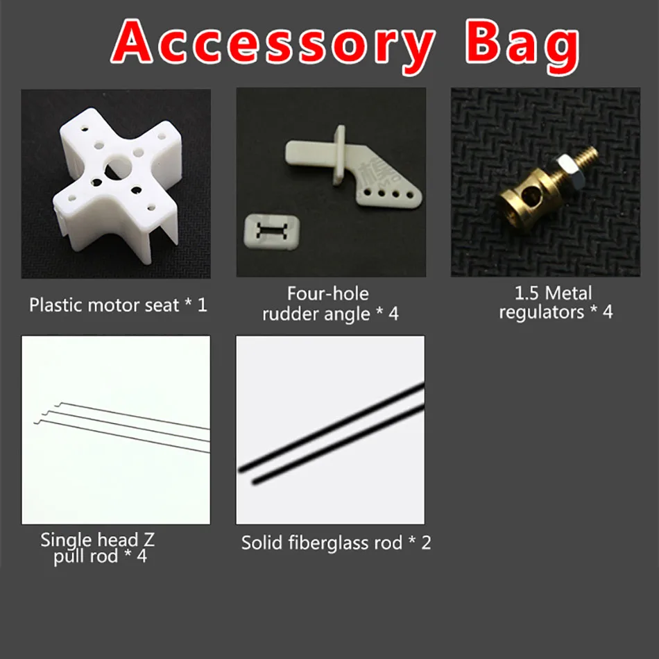

SU27 Installation Parts Package KT RC Aircraft Model Assembly Parts