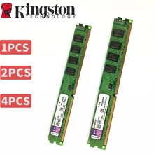 Kingston – Module de mémoire RAM pour ordinateurs de bureaux, modèle DDR2 et DDR3 avec une capacité de 1GB 2GB 4GB 8GB, PC2 et PC3 667 mhz, 800 mhz, 800, 1333, 1600mhz 8g,