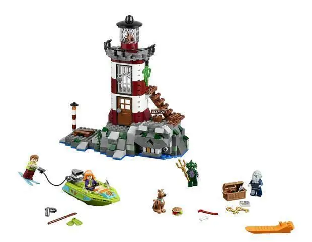 10431 Совместимость Lego Scooby Doo привидениями Маяк 75903 Building Block Рисунок модель