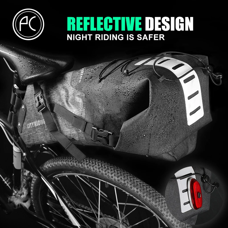 PCycling 14L велосипедная сумка велосипед С Седельной сумкой чехол для хранения