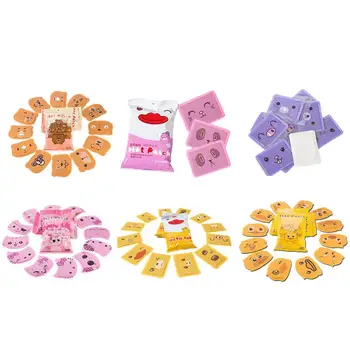 

10PCS Herb Auto Heating Warm Palace Paste Fast Sustained Heating 12 Hours Warm Body Sticker Cute Cartoon Print Full Body Sticker