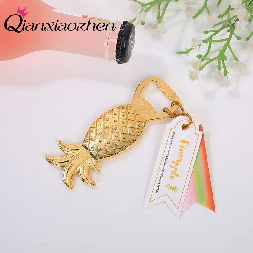 

Qianxiaozhen 10pcs Pineapple Bottle Opener Wedding Favors And Gifts Wedding Gifts For Guests Wedding Souvenirs Party Supplies