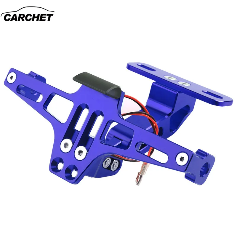 CARCHET Кронштейн номерного знака мотоцикла держатель Рамка для YAMAHA R6 2004 2005 2006 KAWASAKI